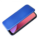 Xiaomi 12 Pro Fodral Kolfibertextur Blå