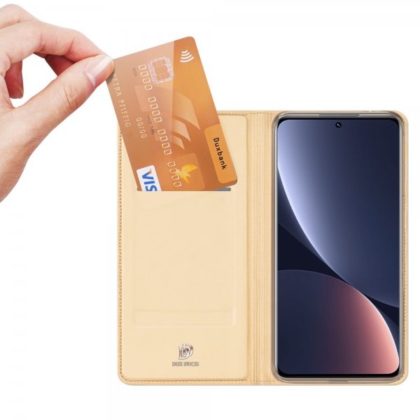 Dux Ducis Xiaomi 12 Pro Fodral Skin Pro Series Guld
