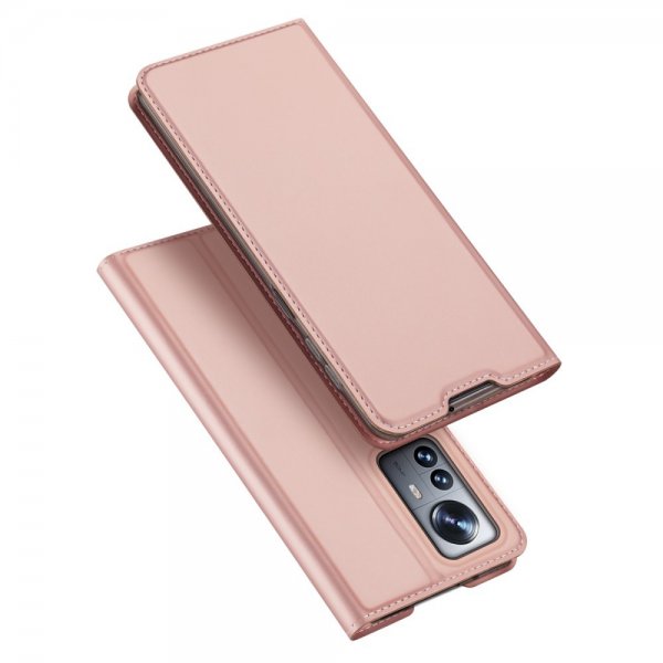 Dux Ducis Xiaomi 12 Pro Fodral Skin Pro Series Rosa
