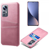 Xiaomi 12 Pro Skal med två Kortfack Roseguld
