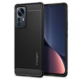 Spigen Xiaomi 12 Pro Skal Rugged Armor Matte Black