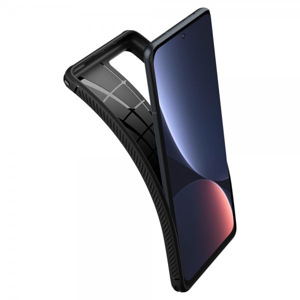 Spigen Xiaomi 12 Pro Skal Rugged Armor Matte Black