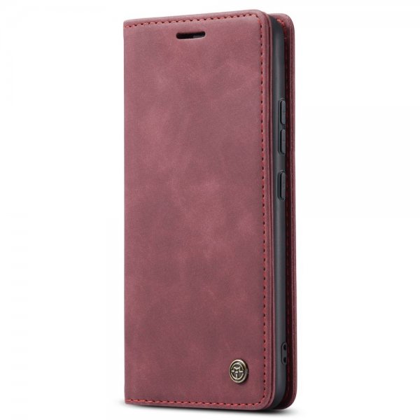 CaseMe Xiaomi 12T/12T Pro Fodral Retro Flip Röd