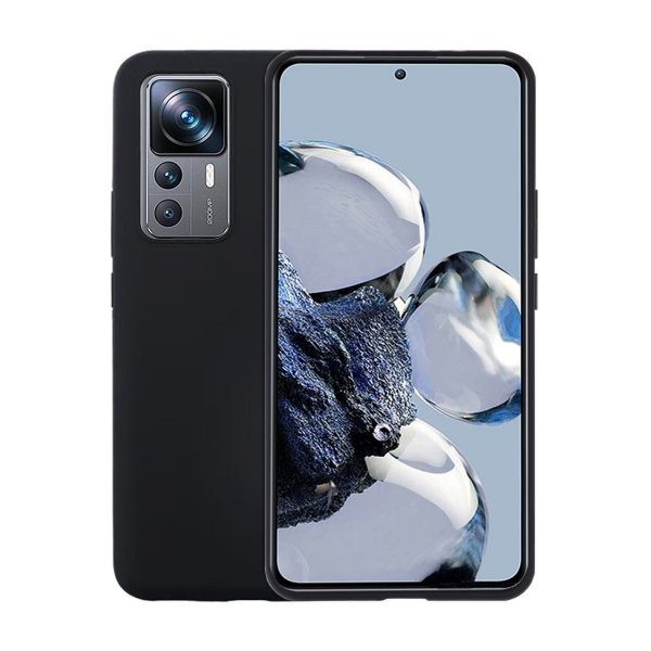 Xiaomi 12T/12T Pro Skal Silikon Svart