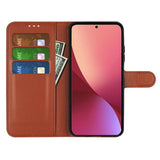 Xiaomi 12T/12T Pro Fodral med Stativ Brun
