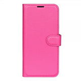 Xiaomi 13 Fodral Litchi Magenta