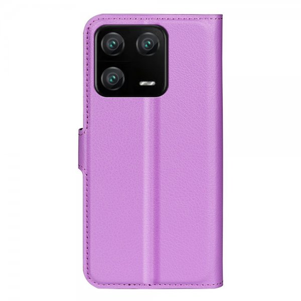 Xiaomi 13 Pro Fodral Litchi Lila