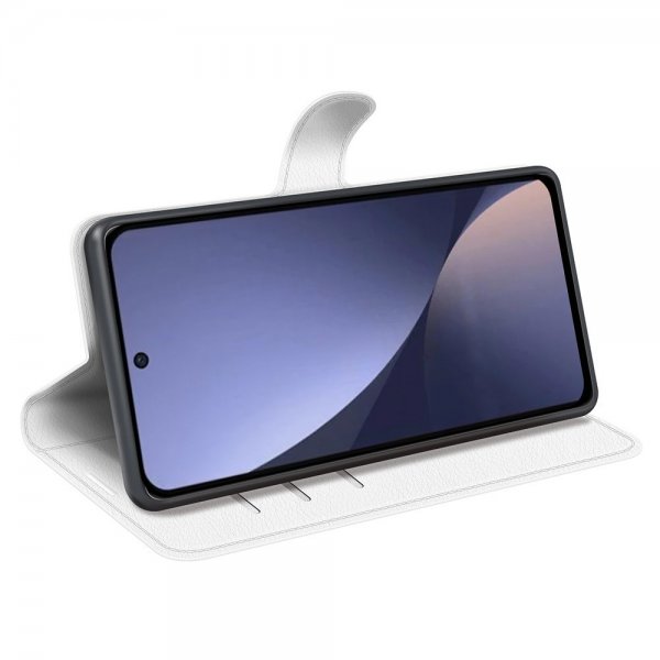 Xiaomi 13 Pro Fodral Litchi Vit