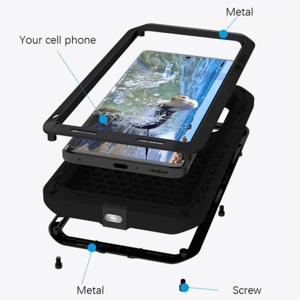 Love Mei Xiaomi 13 Pro Skal Powerful Case Svart