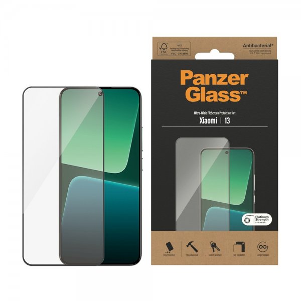 PanzerGlass Xiaomi 13 Skärmskydd Ultra-Wide Fit