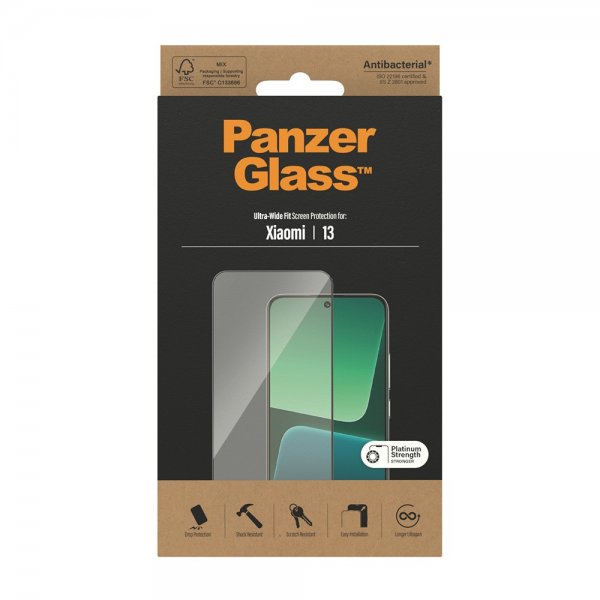 PanzerGlass Xiaomi 13 Skärmskydd Ultra-Wide Fit