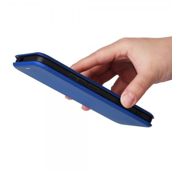 Xiaomi 14 Fodral Kolfibertextur Blå