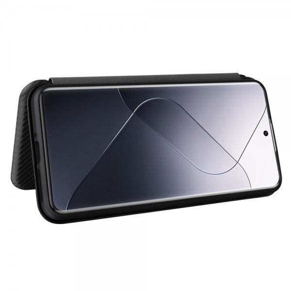Xiaomi 14 Fodral Kolfibertextur Svart