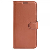 Xiaomi 14 Fodral Litchi Brun
