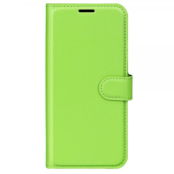 Xiaomi 14 Fodral Litchi Grön