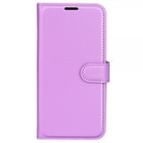 Xiaomi 14 Fodral Litchi Lila