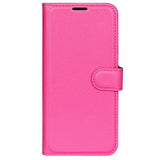 Xiaomi 14 Fodral Litchi Magenta