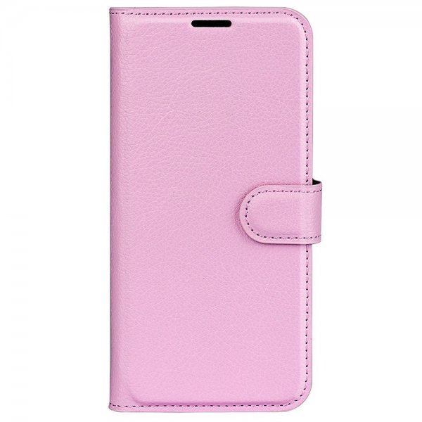 Xiaomi 14 Fodral Litchi Rosa