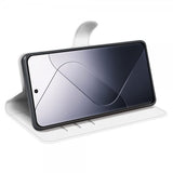 Xiaomi 14 Fodral Litchi Vit