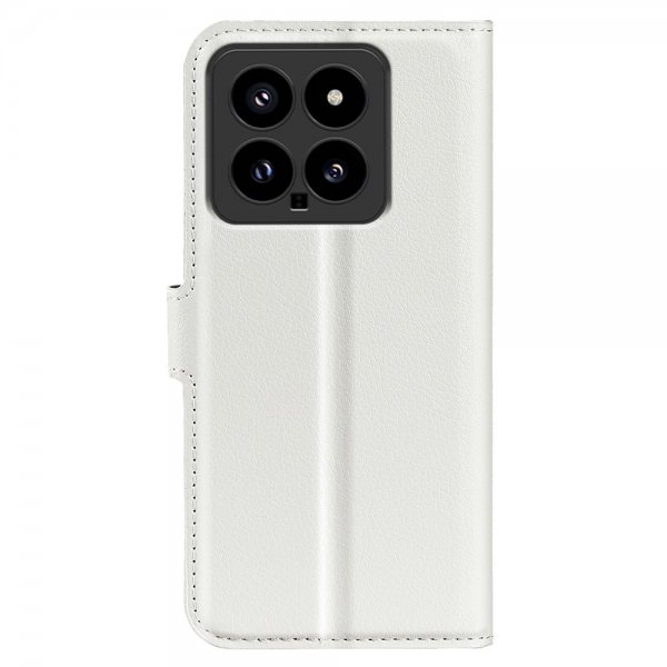 Xiaomi 14 Fodral Litchi Vit