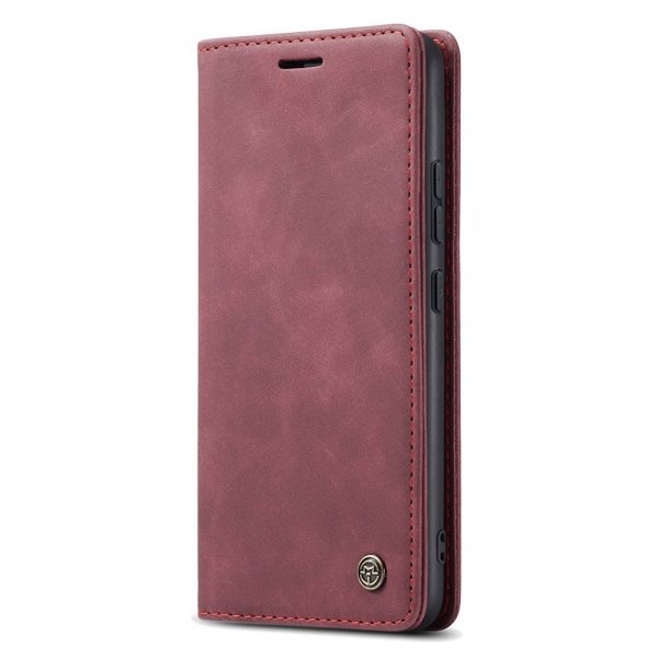 CaseMe Xiaomi 14 Fodral Retro Flip Röd