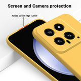 Xiaomi 14 Skal med Strap Silikon Gul