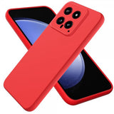 Xiaomi 14 Skal med Strap Silikon Röd