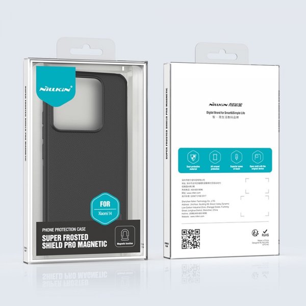 Nillkin Xiaomi 14 Skal Super Frosted Shield Pro MagSafe Grön