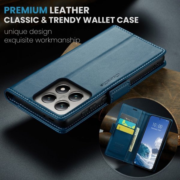 CaseMe Xiaomi 14T Fodral 023 Series Blå