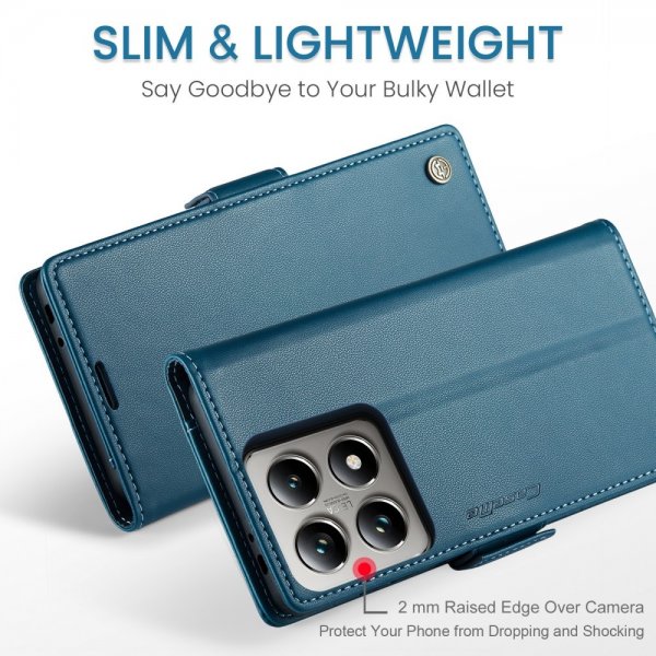 CaseMe Xiaomi 14T Fodral 023 Series Blå