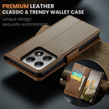 CaseMe Xiaomi 14T Fodral 023 Series Brun