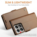 CaseMe Xiaomi 14T Fodral 023 Series Brun
