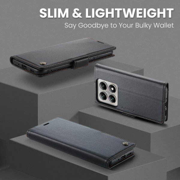 CaseMe Xiaomi 14T Fodral 023 Series Svart