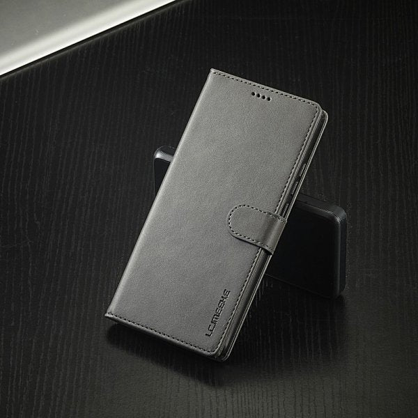Lc.Imeeke Xiaomi 14T Fodral med Kortfack Stativfunktion Grå