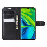 Xiaomi Mi Note 10/Mi Note 10 Pro Fodral Litchi Svart