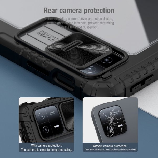 Nillkin Xiaomi Pad 6 Fodral Bumper Leather Case Pro Svart