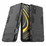 Xiaomi Poco M3 Skal Armor Stativfunktion Svart
