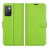Xiaomi Redmi 10 Fodral Litchi Grön