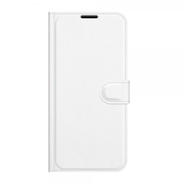 Xiaomi Redmi 10 Fodral Litchi Vit