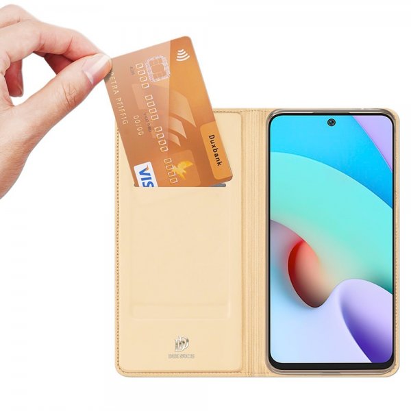 Dux Ducis Xiaomi Redmi 10 Fodral Skin Pro Series Guld