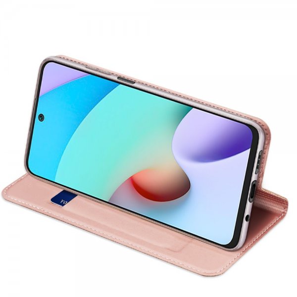 Dux Ducis Xiaomi Redmi 10 Fodral Skin Pro Series Rosa