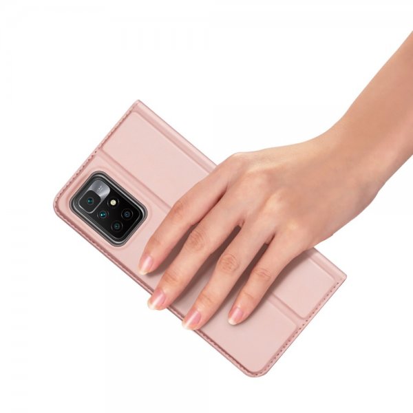 Dux Ducis Xiaomi Redmi 10 Fodral Skin Pro Series Rosa