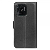 Xiaomi Redmi 10C Fodral Litchi Svart