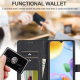 Lc.Imeeke Xiaomi Redmi 10C Fodral med Kortfack Stativfunktion Svart