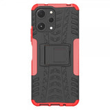 Xiaomi Redmi 12 Skal Däckmönster Stativfunktion Röd