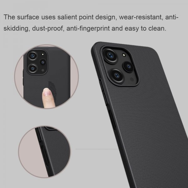 Nillkin Xiaomi Redmi 12 Skal Frosted Shield Röd