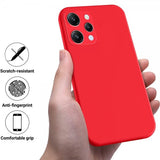 Xiaomi Redmi 12 Skal med Strap Silikon Röd