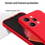 Xiaomi Redmi 12 Skal med Strap Silikon Röd