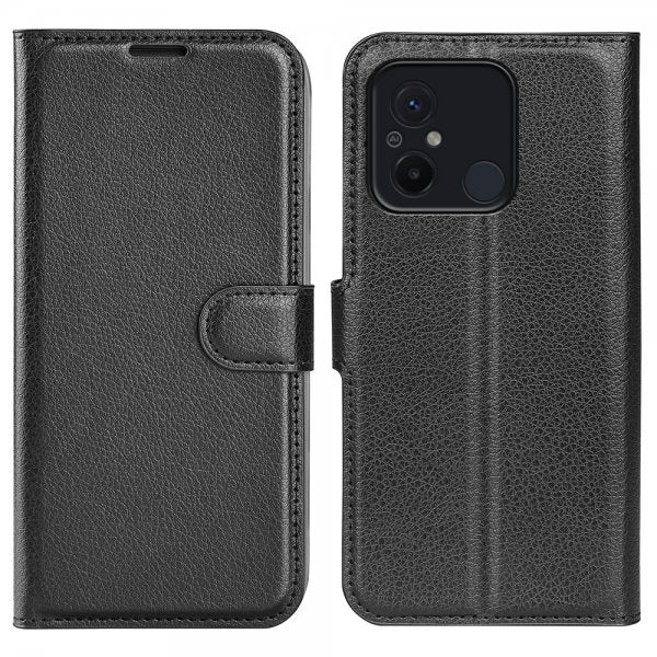 Xiaomi Redmi 12C Fodral Litchi Svart