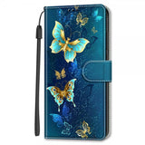 Xiaomi Redmi 12C Fodral Motiv Glitter Fjärilar